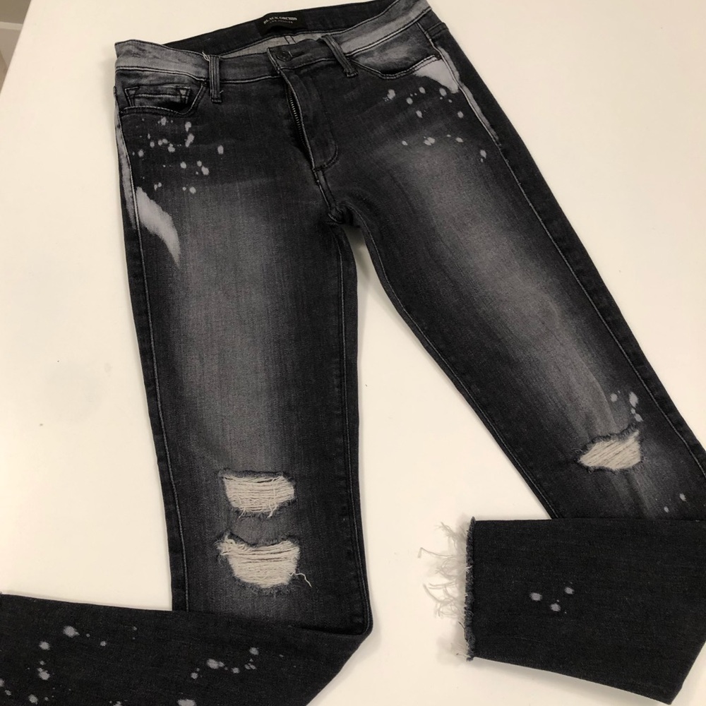 Black Orchid distressed denim